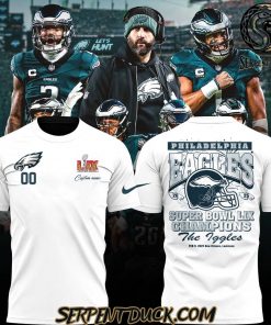 Philadelphia Eagles Super Bowl LIX Champions The Eagles Custom Name Shirt