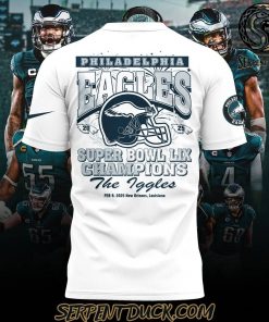 Philadelphia Eagles Super Bowl LIX Champions The Eagles Custom Name Shirt