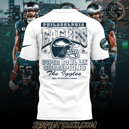 Philadelphia Eagles Super Bowl LIX Champions The Eagles Custom Name Shirt