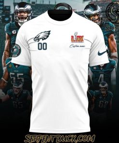 Philadelphia Eagles Super Bowl LIX Champions The Eagles Custom Name Shirt