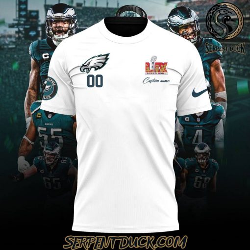 Philadelphia Eagles Super Bowl LIX Champions The Eagles Custom Name Shirt