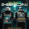 Philadelphia Eagles Super Bowl LIX Champions 2025 Signature All Team Black Shirt