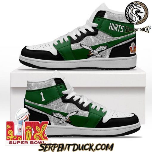 Philadelphia Eagles Super Bowl LIX Kelly Green Player Air Jordan 1 Sneaker