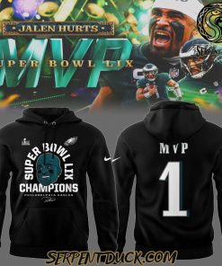 Philadelphia Eagles Super Bowl LIX MVP Jalen Hurts Hoodie