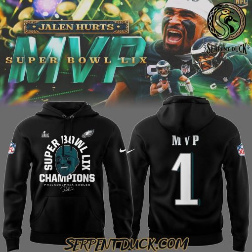 Philadelphia Eagles Super Bowl LIX MVP Jalen Hurts Hoodie