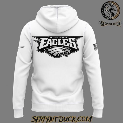 Philadelphia Eagles Super Bowl LIX White Hoodie