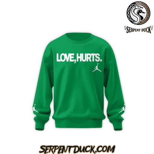 Philadelphia Eagles x Love, Hurts. Green SweatShirt