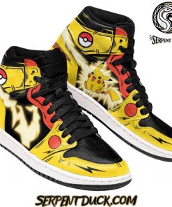 Pokemon Pikachu Thunderbolt Air Jordan 1 Sneaker