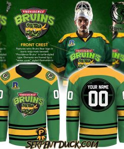 Providence Bruins Turtle Powered RI Comic Hockey Jersey