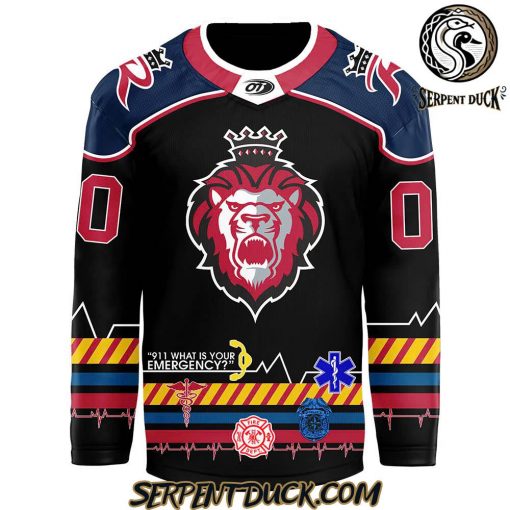 Reading Royals Battle of the Badges 2025 Custom Hockey Jersey