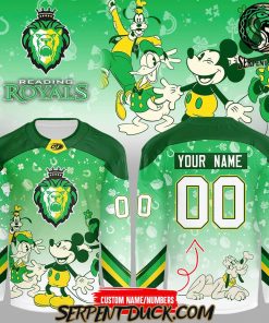 Reading Royals Mickey And Friends Custom Hockey Jersey