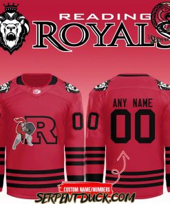 Reading Royals Red Knights New Custom Hockey Jersey