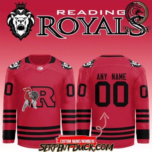 Reading Royals Red Knights New Custom Hockey Jersey