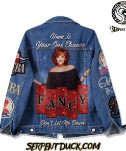 Reba Fancy Dont Let Me Down Denim Jacket