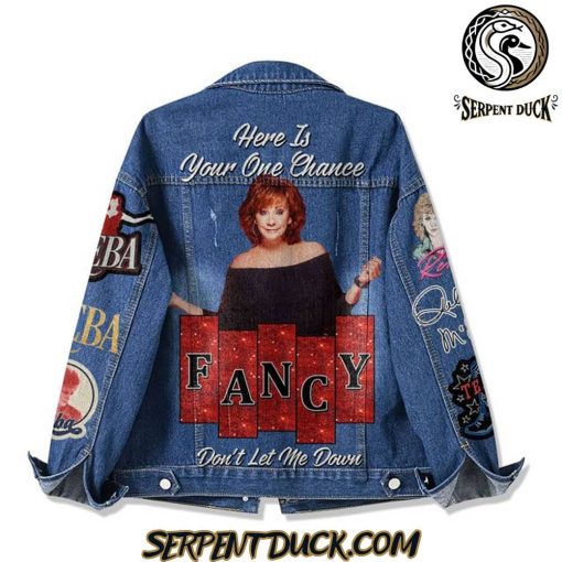 Reba Fancy Don’t Let Me Down Denim Jacket