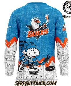 San Diego Gulls 75th Anniversary of Peanuts Hockey Jersey