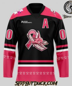 San Jose Barracuda Pink in the Rink Custom Hockey Jersey