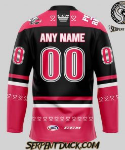 San Jose Barracuda Pink in the Rink Custom Hockey Jersey