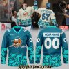 San Jose Barracuda Pink in the Rink Custom Hockey Jersey