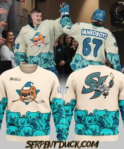 San Jose Barracuda Teddy Bear Toss Limited Edition Sweatshirt