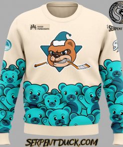 San Jose Barracuda Teddy Bear Toss Limited Edition Sweatshirt