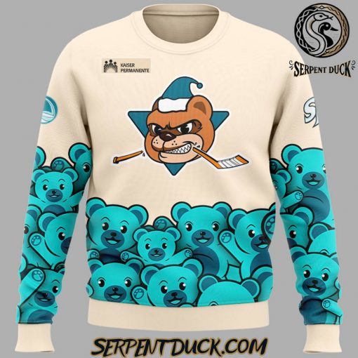 San Jose Barracuda Teddy Bear Toss Limited Edition Sweatshirt