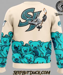 San Jose Barracuda Teddy Bear Toss Limited Edition Sweatshirt