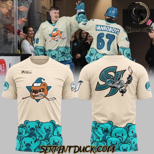 San Jose Barracuda Teddy Bear Toss Shirt