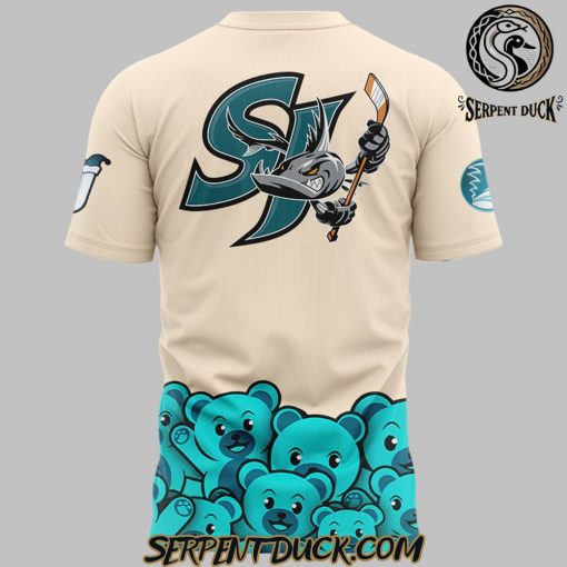 San Jose Barracuda Teddy Bear Toss Shirt