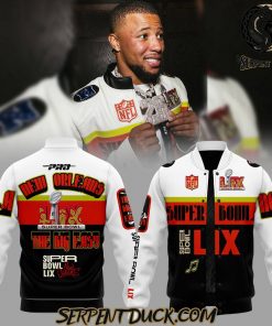 Saquon Barkley Super Bowl LIX Pro Standard City Pinnacle Baseball Jacket