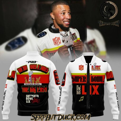 Saquon Barkley Super Bowl LIX Pro Standard City Pinnacle Baseball Jacket