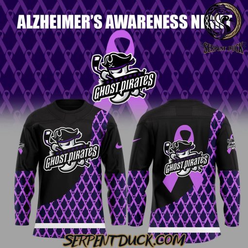 Savannah Ghost Parrots Uniform Alzheimer’s Awareness Night Hockey Jersey