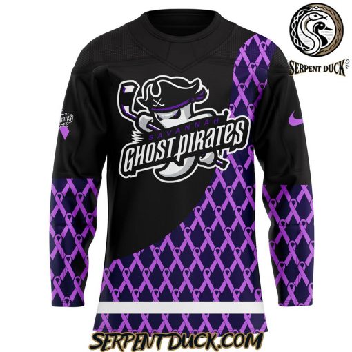 Savannah Ghost Parrots Uniform Alzheimer’s Awareness Night Hockey Jersey