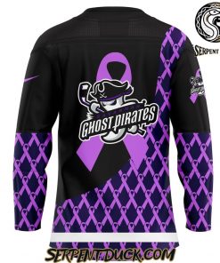 Savannah Ghost Parrots Uniform Alzheimers Awareness Night Hockey Jersey