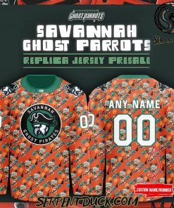 Savannah Ghost Pirates 2025 Margaritaville Custom Hockey Jersey