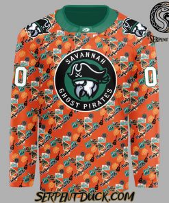 Savannah Ghost Pirates 2025 Margaritaville Custom Hockey Jersey