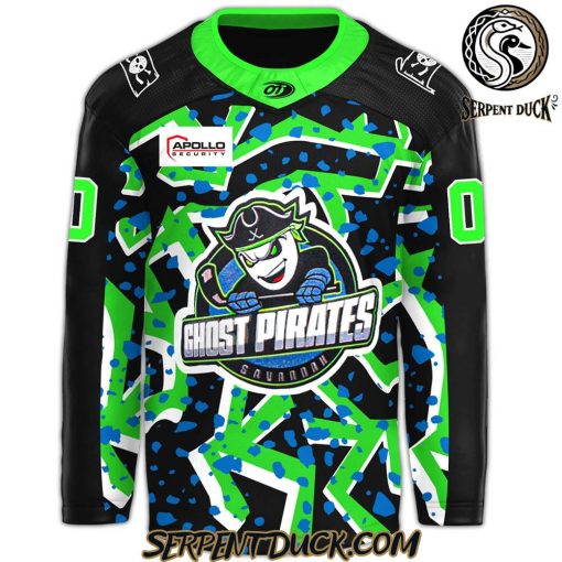 Savannah Ghost Pirates x Our Retro Night Custom Hockey Jersey