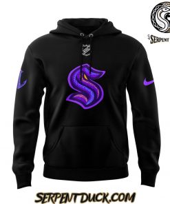 Seattle Kraken Black Hockey History Night Hoodie