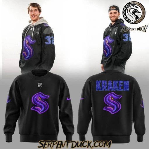 Seattle Kraken Black Hockey History Night Sweatshirt