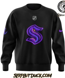 Seattle Kraken Black Hockey History Night Sweatshirt