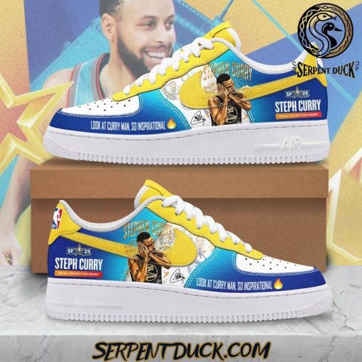 Steph Curry KIA All Star MVP 2025 Winner Air Force 1 Sneaker