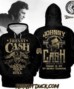 The Johnny The Man In Black Hoodie