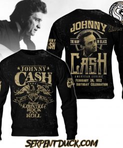 The Johnny The Man In Black Sweatshirt