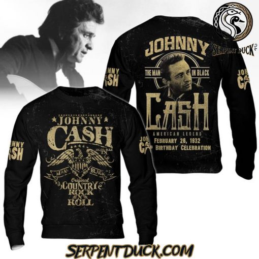 The Johnny The Man In Black Sweatshirt