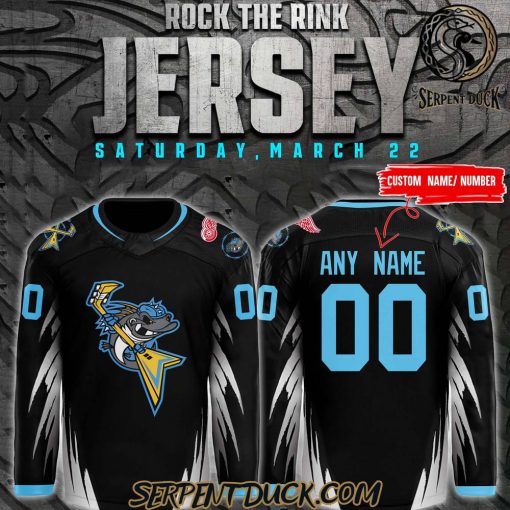 Toledo Walleye 2025 Rock the Rink Custom Hockey Jersey