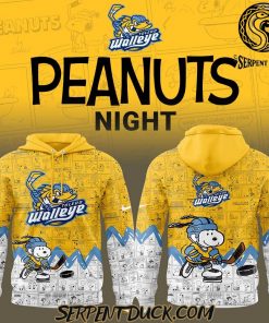 Toledo Walleye Anniversary of Peanuts Hoodie