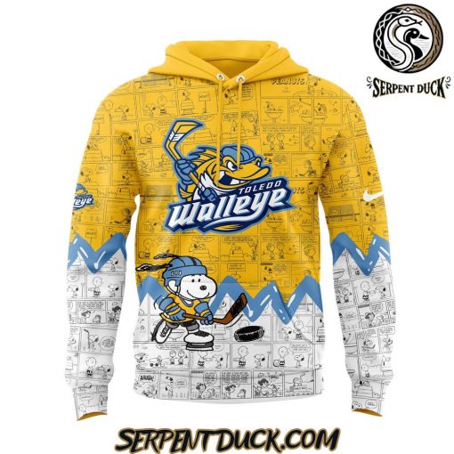 Toledo Walleye Anniversary of Peanuts Hoodie