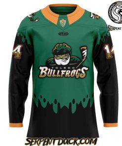 Toledo Walleye Bullfrogs Uniform Custom Hockey Jersey