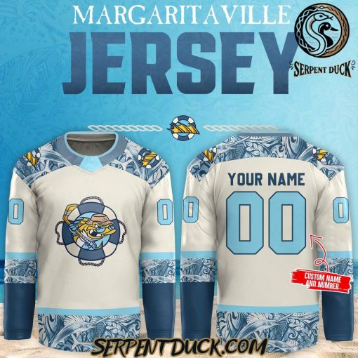 Toledo Walleye Margaritaville Custom Hockey Jersey