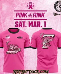 Toledo Walleye x 2025 Pink in the Rink Limited Edition Shirt